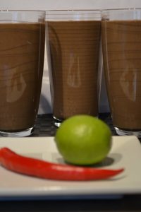 Chocolate, Chili and lime Green Thickies Chocolate, Chili and lime Green Thickies