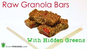 Green Granola Bar Recipe
