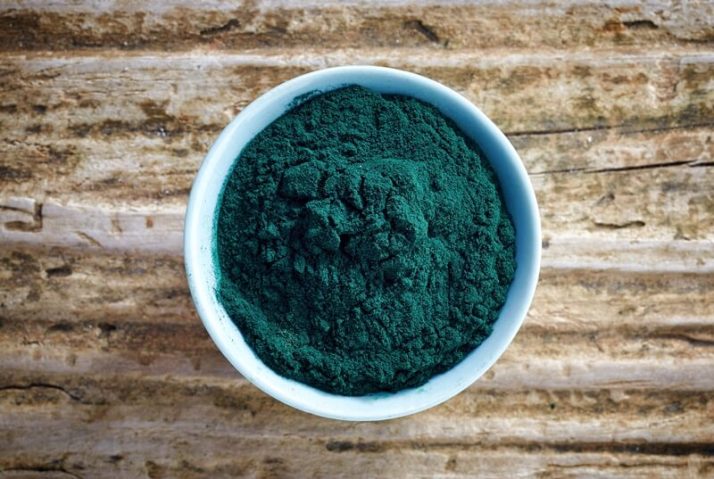 19 Best Plant Based Protein Sources: Complete Whole Foods; bowl of spirulina algae powder