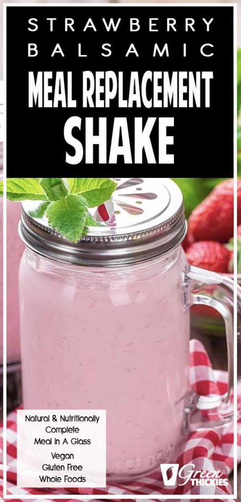 Strawberry Balsamic Salad Smoothie