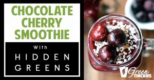Chocolate Cherry Smoothie: Chocolatey, Fruity With A Secret Stash Of Greens