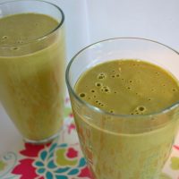 Apricot Mango Spinach Smoothie