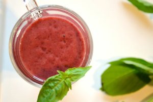 You'll be blown away by this aromatic Blackberry Basil Smoothie