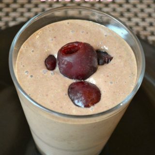 The best thing about this Merry Cherry Smoothie is the hidden greens