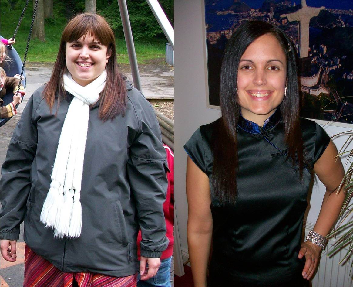 Katherine Natalia Before-After-Weight-Loss on the Green Smoothie Diet