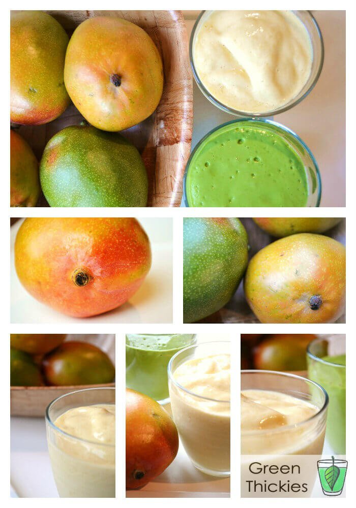 This Creamy Mango Shake is a great banana free smoothie. Mangoes are a great banana replacement in all smoothies.