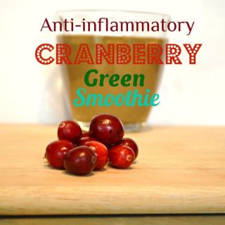 Anti anflammintory cranberry smoothie (Green Smoothie/ Green Thickie)