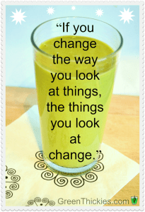 If you change the way you look at things, the things you look at change