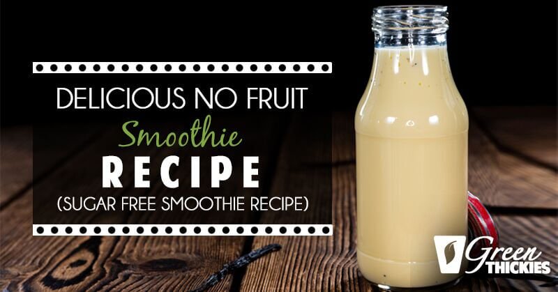 Delicious No fruit smoothie Recipe (sugar free smoothie recipe)