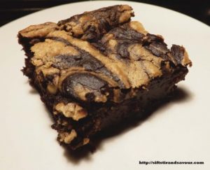 Peanut Butter Swirl Brownies