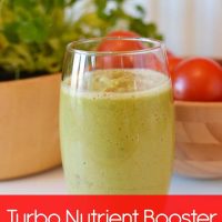 Turbo Nutrient Booster: Vegetable Smoothie Vitamin Powerhouse