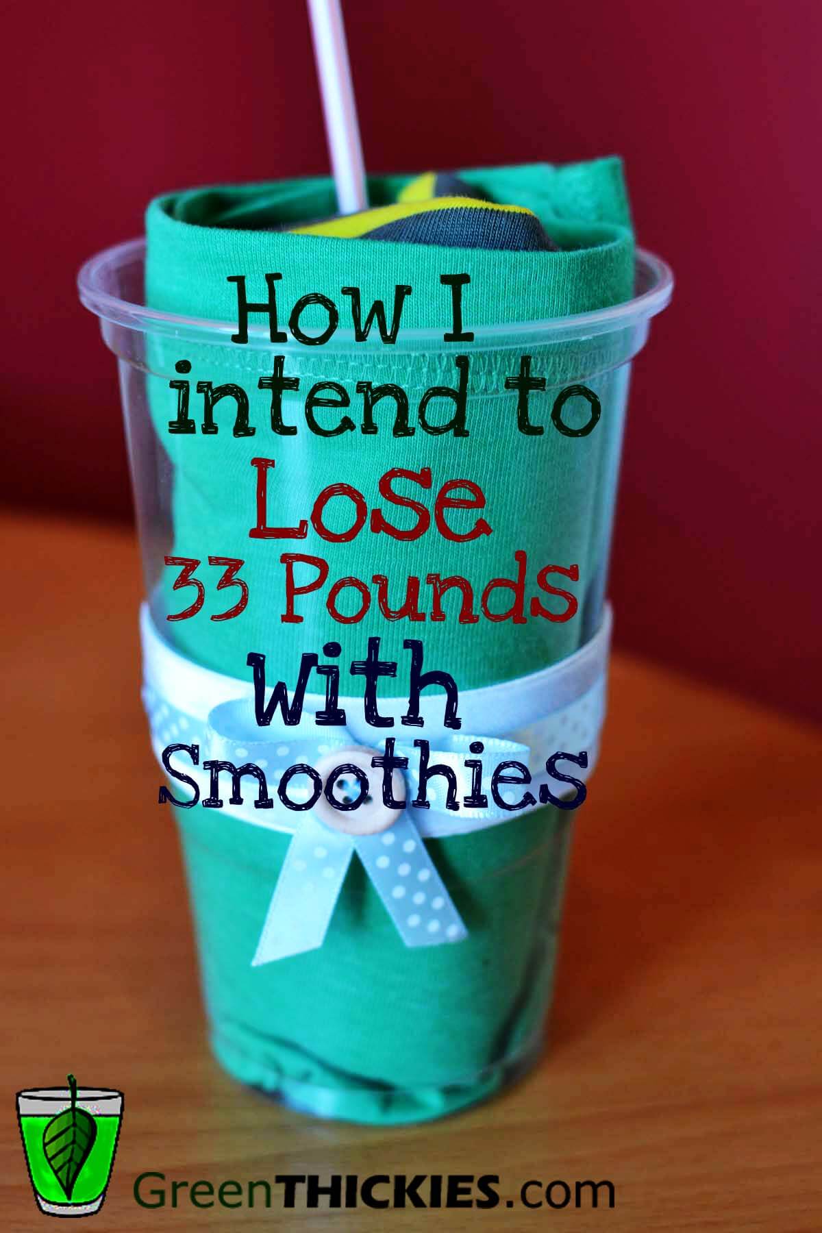 How I intend to lose 33 pounds and what to do before starting a diet and Smoothies for weight loss case study 1