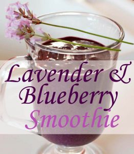 Lavender and Blueberry Smoothie Green Thickie