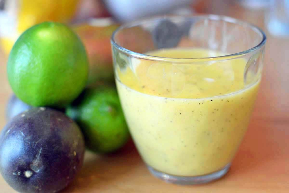 Mango and Passionfruit smoothie