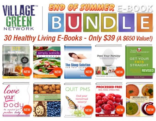 30 Healthy Living E-Books End of Summer bundle for just $30