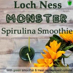 Loch Ness Monster Spirulina Smoothie and Health Benefits of Spirulina