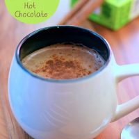 1 Minute Blender Mint & Choc Vegan Hot Chocolate