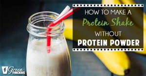 Natural Protein Shake Recipe Card (Updated Blog Post Image)