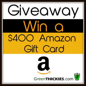 November Giveaway 400 Amazon Gift Card at Green Thickies