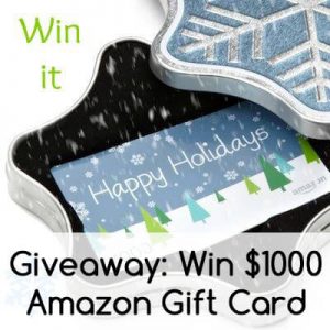 December Giveaway 1000 Amazon Gift Card at Green Thickies