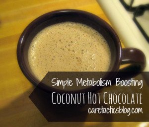 Simple Metabolism Boosting Coconut Hot Chocolate