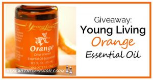 Giveaway - win a 15ml bottle of Young Livings' Orange Essential Oil