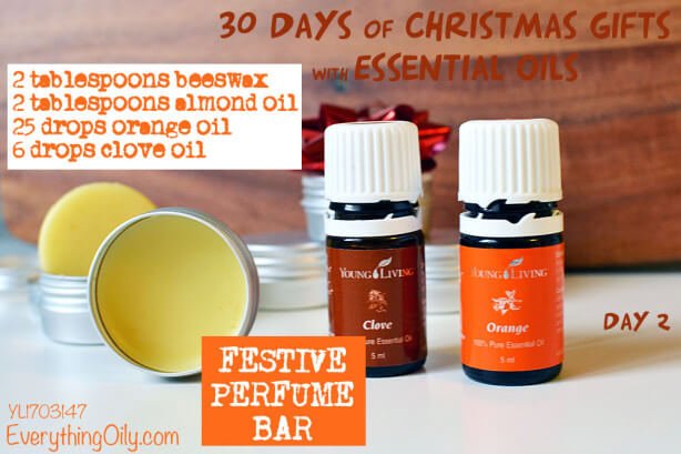 DAY 2: 30 DAYS OF CHRISTMAS GIFTS WITH ESSENTIAL OILS: Festive Perfume Bar