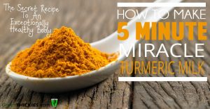 5 Minute Miracle Turmeric Milk Recipe