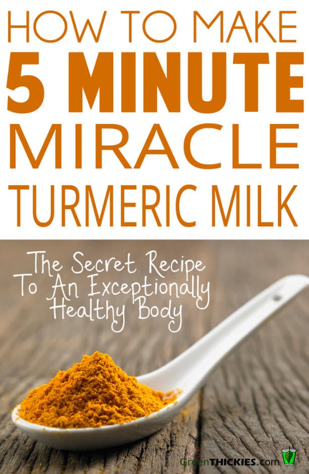 5 Minute Miracle Turmeric Milk Recipe
