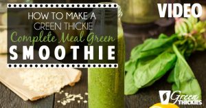 Day 1 Lean Green Smoothie Challenge How to make a green thickie complete meal green smoothie YUM