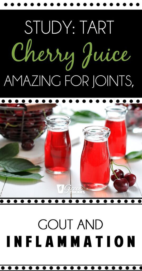 Study: Tart Cherry Juice Amazing For Joints, Gout And Inflammation