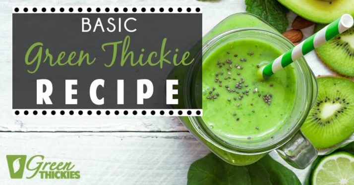 Basic Green Thickie Recipe: How to make your first Green Thickie