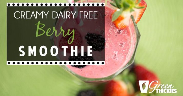 Creamy Dairy Free Berry Smoothie