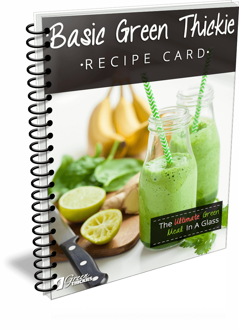 How To Lose Water Weight - 14 Ways To Reduce The Bloat Basic Green Thickie Recipe Card