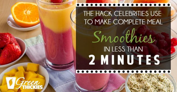 The Hack Celebrities Use To Make Complete Meal Smoothies In Less Than 2 Minutes