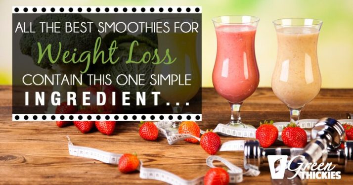 All The Best Smoothies For Weight Loss Contain This One Simple Ingredient...