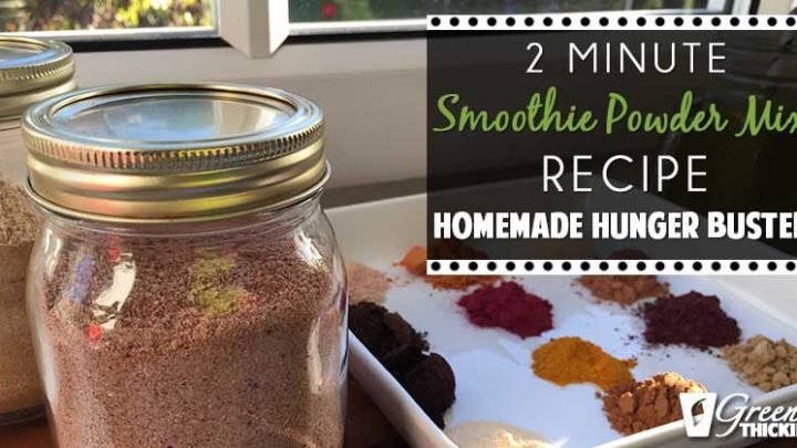 2-Minute Smoothie Powder Mix Recipe: Homemade Hunger Buster