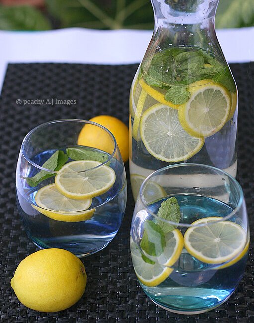 LEMON AND MINT WATER