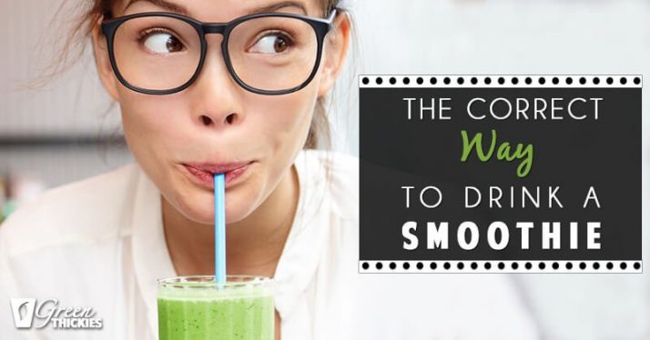 The Correct Way To Drink A Smoothie 1