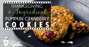 Thanksgiving 4-Ingredient Pumpkin Cranberry Cookies