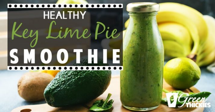 This Healthy Key Lime Pie Smoothie is an absolute must try. You'll love it.