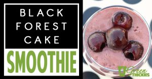 Easy Black Forest Cake Smoothie