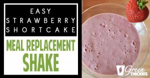 Easy Strawberry Shortcake Smoothie: Dessert Thickie