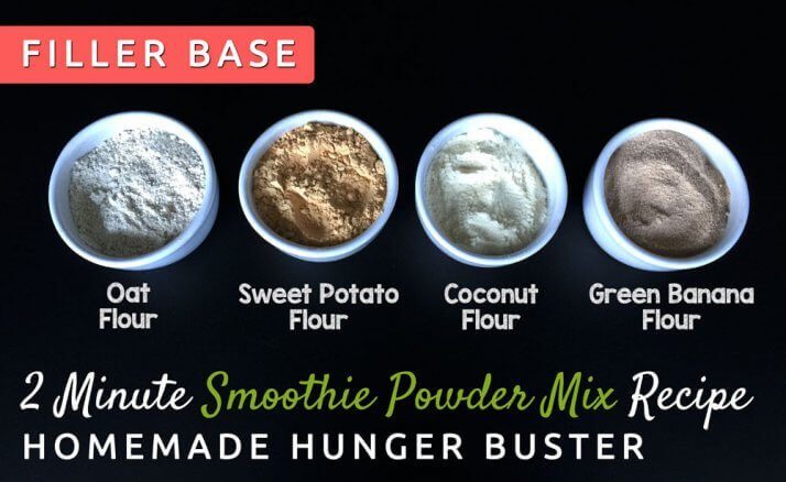 2-Minute Smoothie Powder Mix Recipe: Homemade Hunger Buster