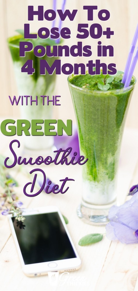 How to lose 50 pounds in 4 months on the green smoothie diet