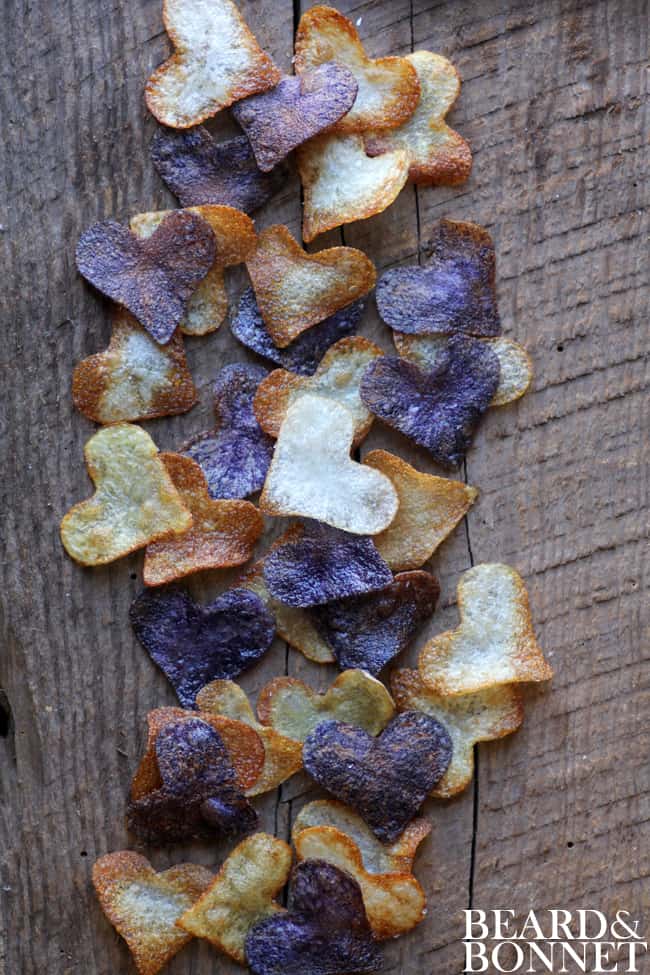 SMALL BATCH POTATO CHIPS FOR VALENTINE’S DAY (GLUTEN-FREE AND VEGAN) heart-shaped potato chips
37 Healthy Valentine's Day Recipes: Indulge Without The Bulge