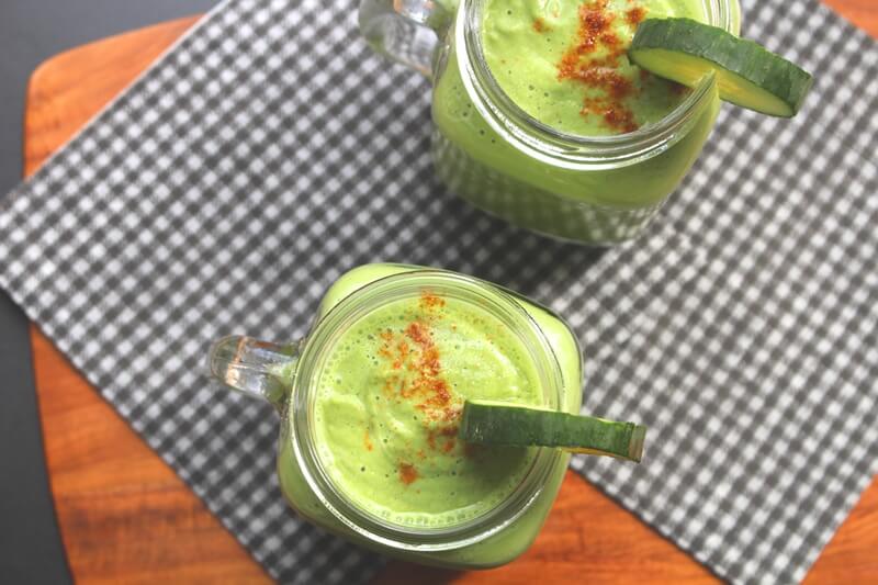 23 BEST Green Smoothie Recipes For Detox & Beauty Cucumber Lassi Complete Meal Green Thickie