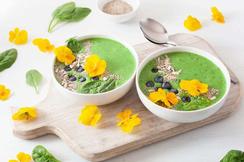 17 Surprising Spinach Nutrition Facts & Health Benefits; Secret Slimming Mango And Coconut Green Thickie Recipe green smoothie