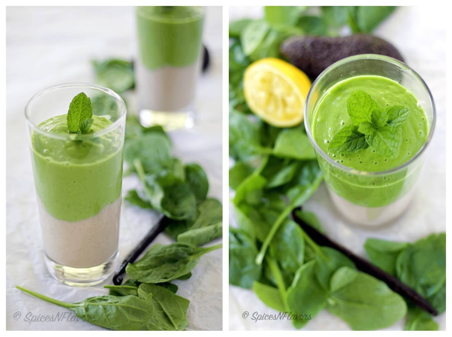 33 HEALTHY Green Drinks For St Patrick's Day Classic Vanilla Green Smoothie