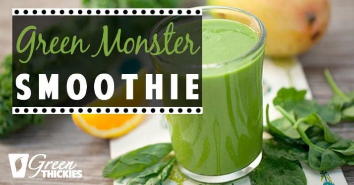 33 HEALTHY Green Drinks For St Patrick's Day Green Monster Smoothie